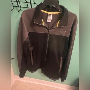 North Face Black/grey Color-block Jacket